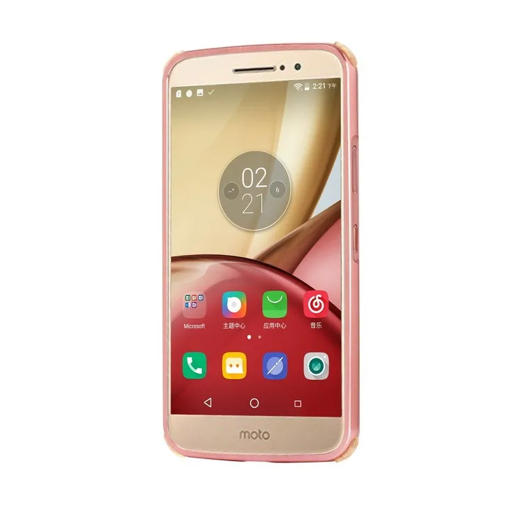 Для Moto M чехол противоударный металлический Алюминиевая Матовая рамка PC задняя крышка для Motorola Moto M XT1662 5,5 чехол для телефона Coque