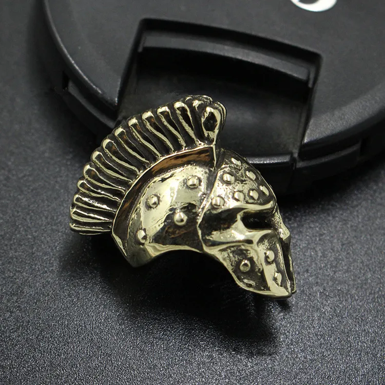 Древняя Греция шлем воина Спартанский Паракорд нож Бусины Металлические