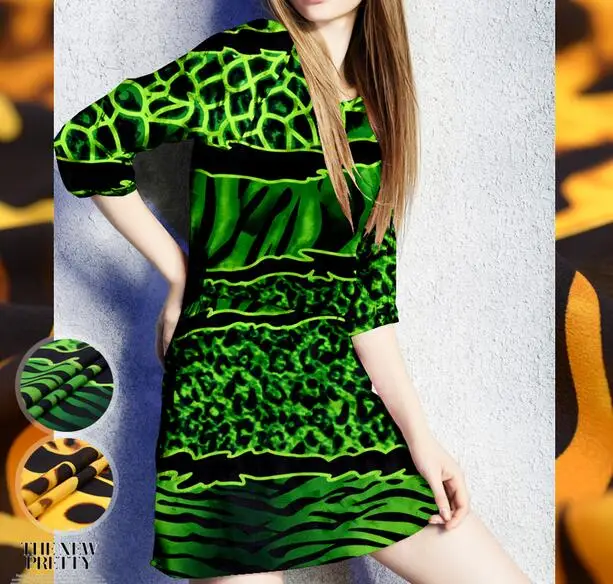 100% чистый muberry мягкие атласные Leopard Шелковый креп шелковые ткани пошив одежды