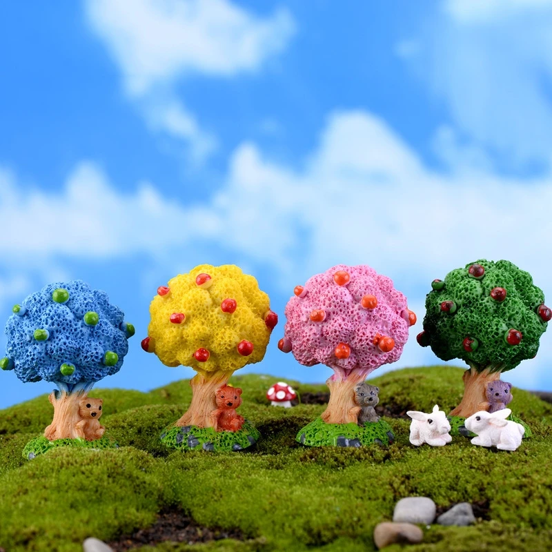 Мосс микро пейзаж украшения смолы из apple дерево diy маленькие игрушки ts302 |