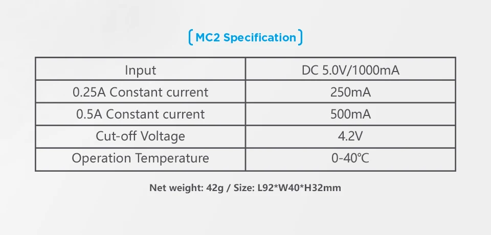 XTAR MC2 мини-usb литий-ионный Батарея Зарядное устройство Универсальный 3,7 V для 18650 20700 21700 14500 16340 10440 26650 батареи