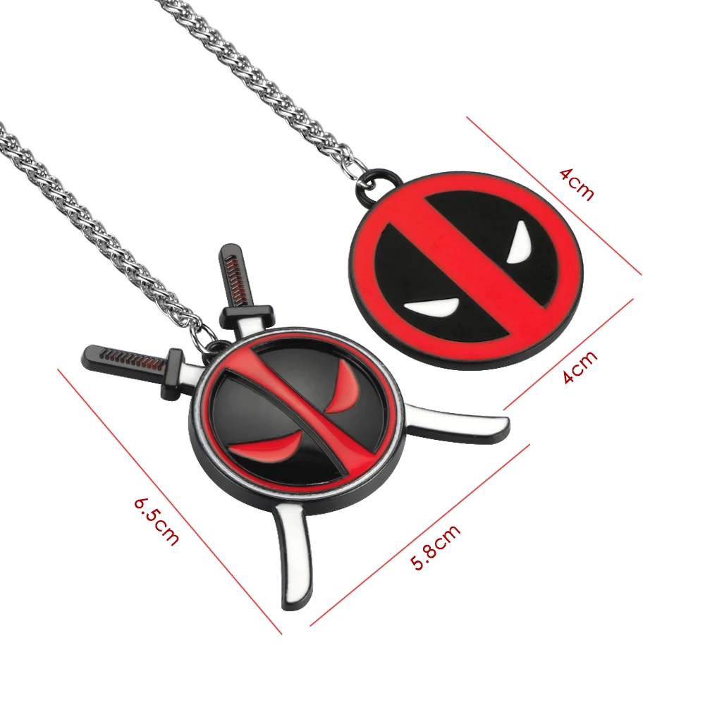 Автомобильный кулон для Дэдпула, Модное Автомобильное интерьерное зеркало заднего вида, подвесная подвеска, украшение автомобиля, аксессуары для автомобиля