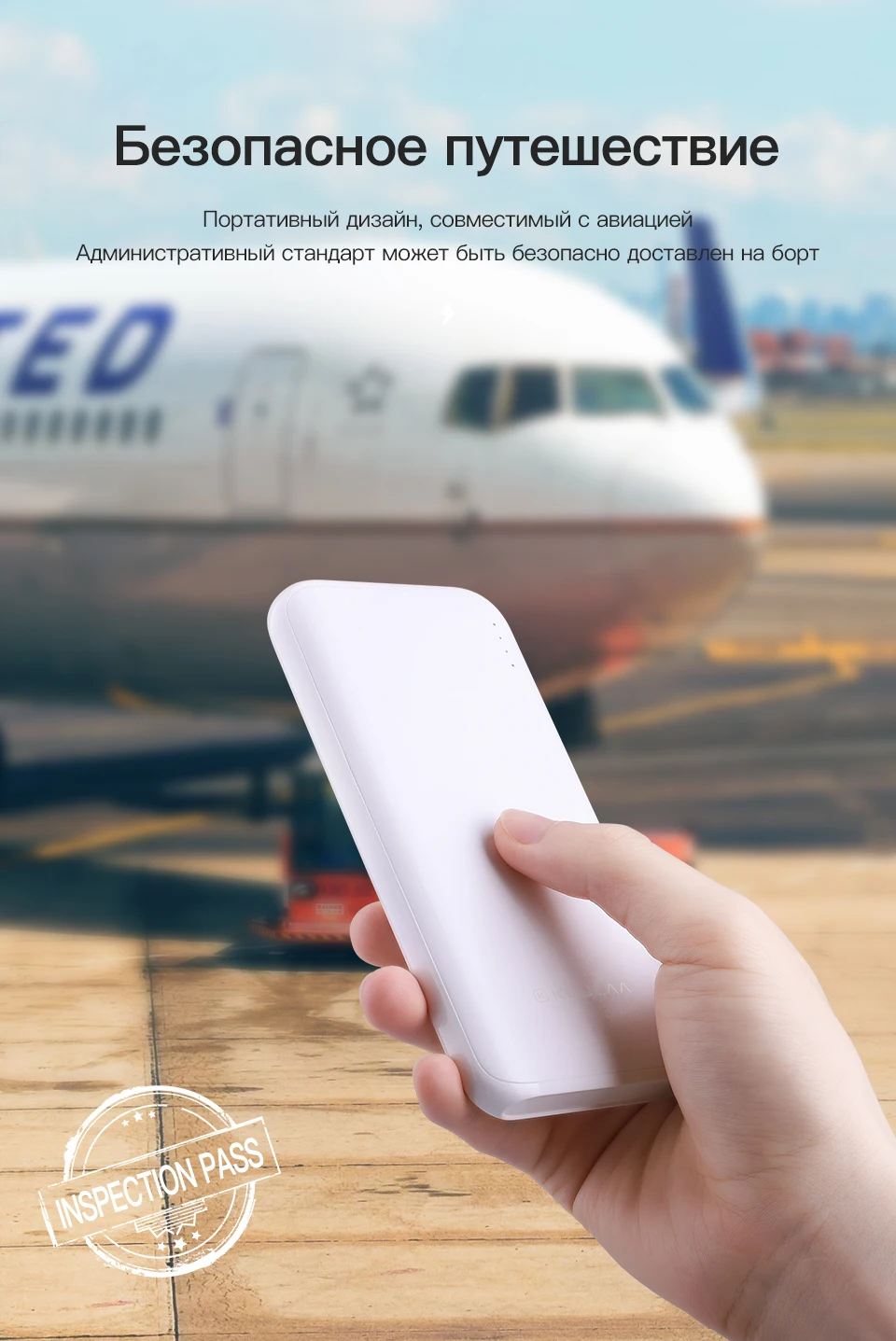KUULAA power Bank 10000 mAh Портативная зарядка power bank 10000 mAh повербанк внешнее зарядное usb-устройство для аккумулятора для Xiaomi Mi 9 8 iPhone