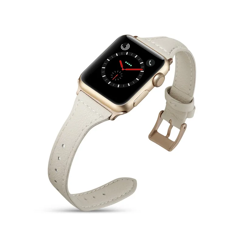 Розовый ремешок для iWatch 4 Band 42 мм 44 мм, VIOTOO женский тонкий спортивный браслет из натуральной кожи для Apple Watch