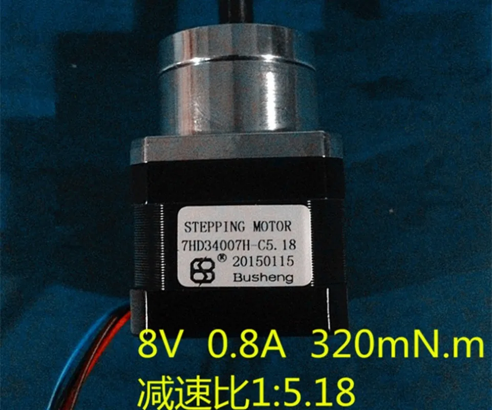 Фото Nema17 0.32Nm 45 ozin 2 фазный редуктор шаговый двигатель снижение коэффициента 5 18 Для CNC 3D Nema17 0.32Nm 45 ozin 2 фазный редуктор шаговый двигатель снижение коэффициента 5 18 Для CNC 3D