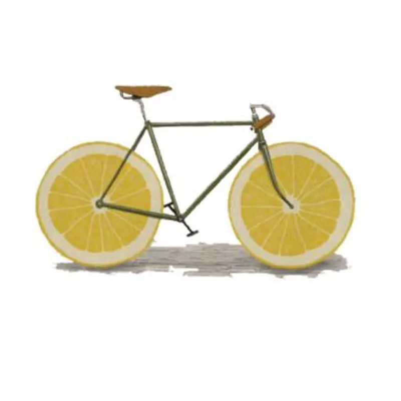 Fashion Flower patches for clothes orange bike 3d stickers iron on transfers clothing t-shirt girl heat transfer pvc patch | Дом и сад