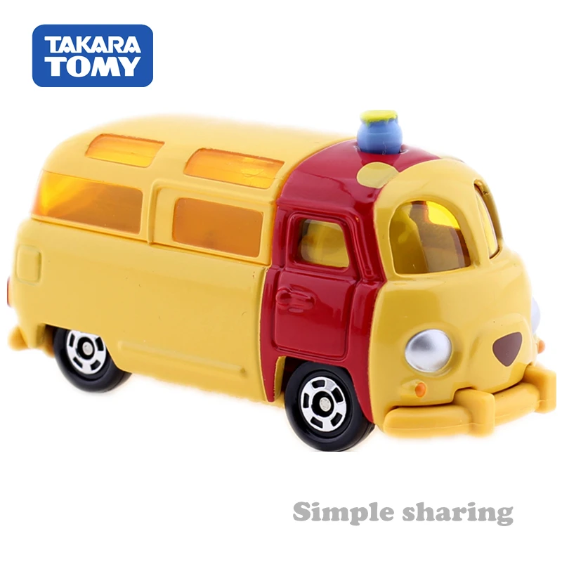 Takara Tomy Tomica DM18 Disney Motors автомобиль Аниме фигурки Winnie Van модель комплект литые
