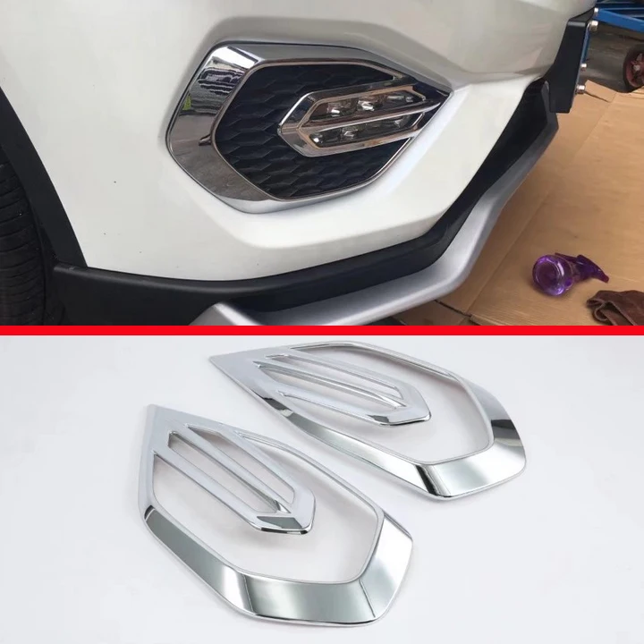 

For Acura CDX 2017 2018 ABS Chrome Front Fog Light Lamp Cover Trim