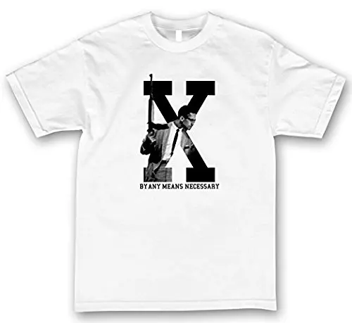 Заказ любым необходимые средства Малкольм X футболка новая-белый игра рубашка