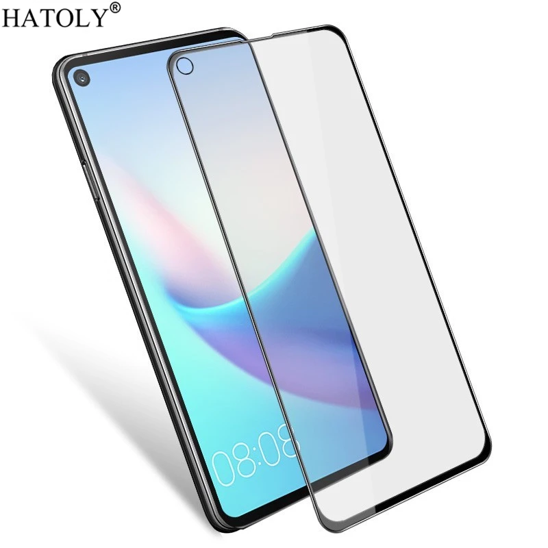 Защитное стекло закаленное 9H HD с полной проклейкой для Huawei Nova 4 | Мобильные