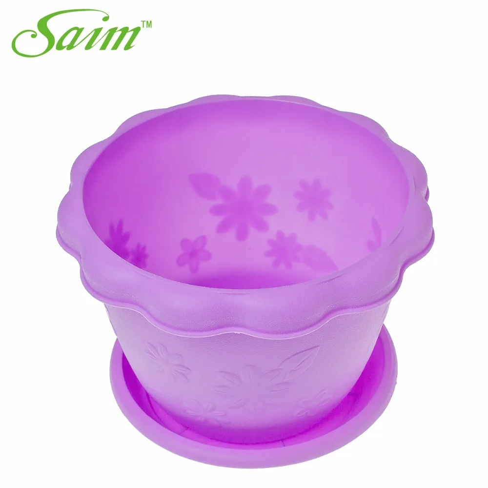 1 шт. цветочный горшок круглый пластиковый детский садовый стол домашний