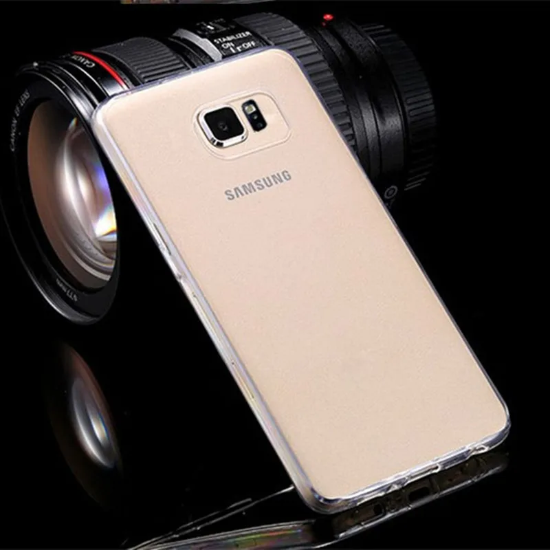 Ультра-тонкий прозрачный ТПУ Защита мобильного телефона Мягкий Coque для Samsung S8
