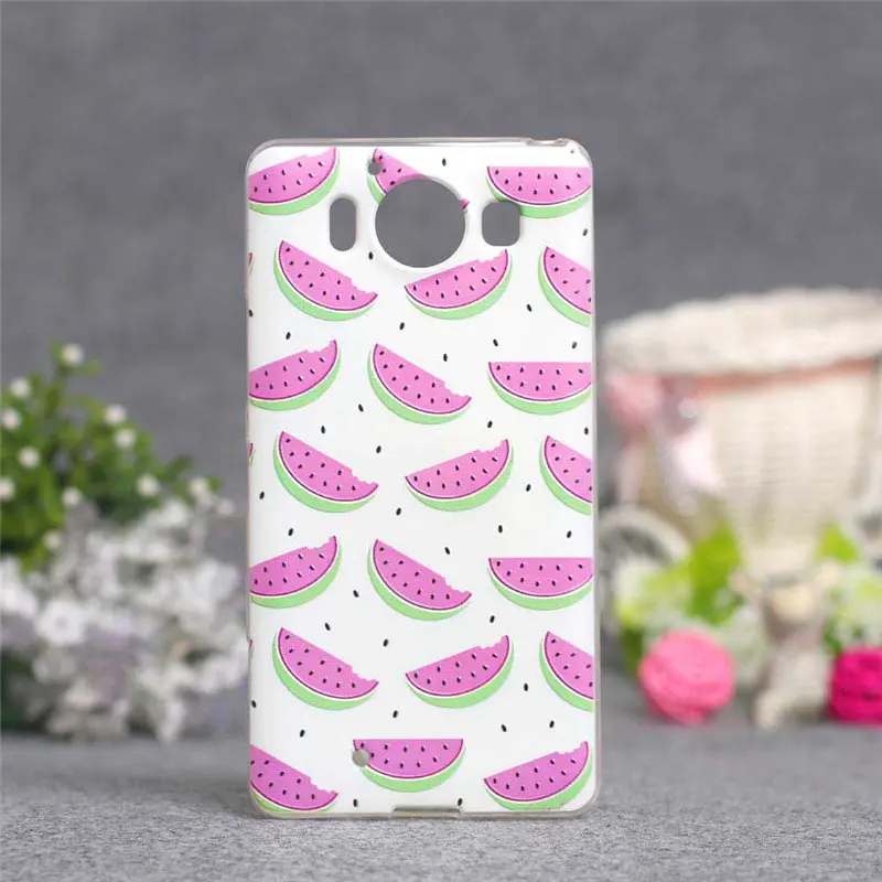 Роскошные Печати Чехол Для Microsoft Lumia 950 Кремния 3D Рисунок Мягкий ТПУ Nokia Case Коке|case