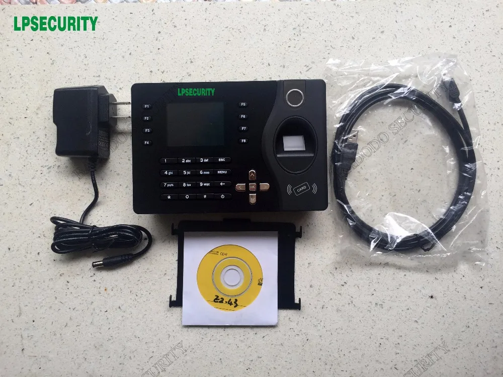 TCP/IP 2.4" Color TFT Fingerprint Attendance Biometric Time Recording Machine A-C081 | Безопасность и защита