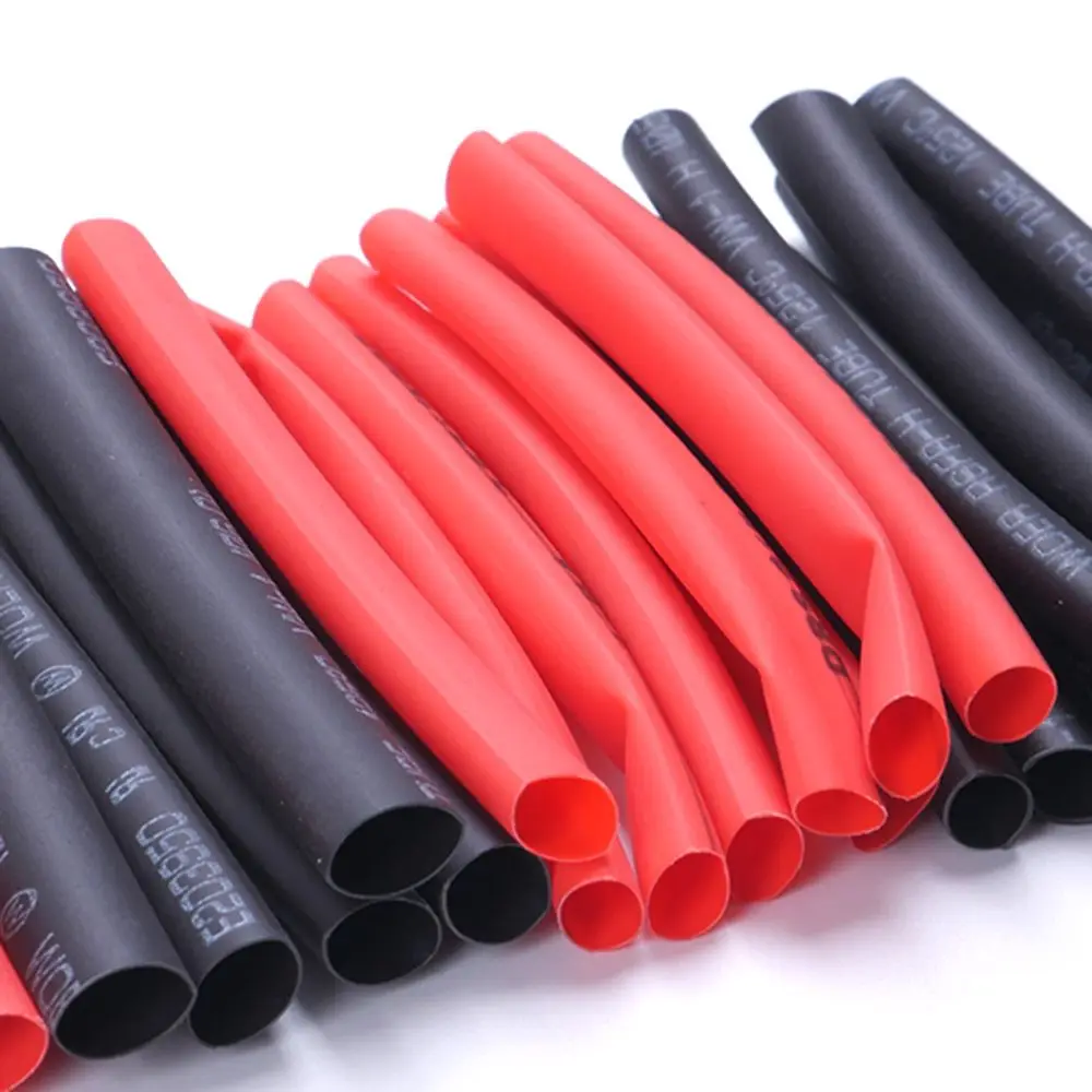 

150 Pcs/Set Red&Black Sleeving Wire Wrap Kit Heat Shrink Tubing Tube Cable Ratio