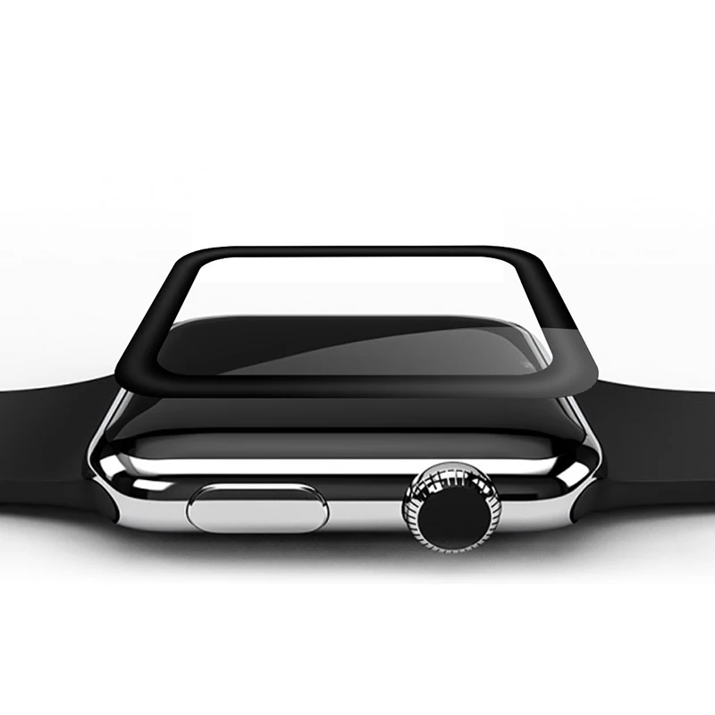 DOITOP Защитная стеклянная пленка для экрана Apple watch 38 мм 42 9H 3D изогнутая