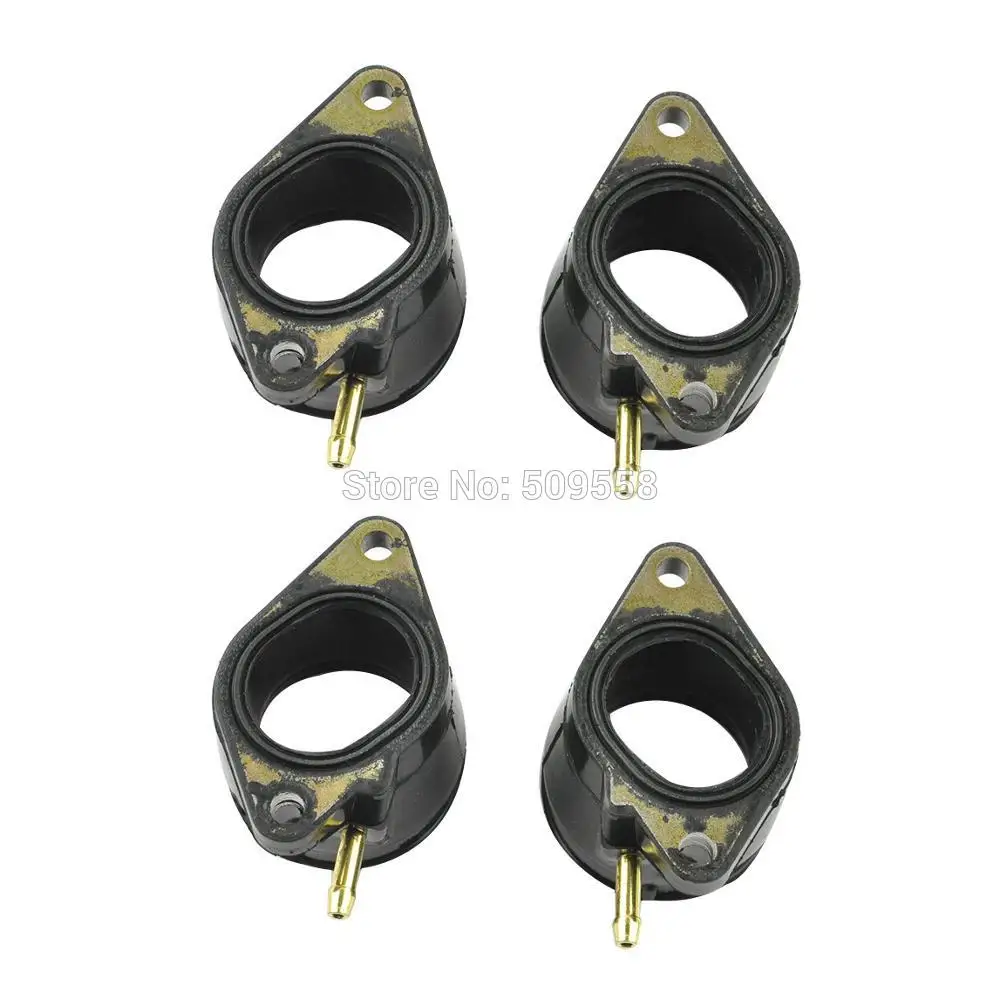 

2 Pieces for Yamaha FZR600R 1994 1995 Carburetor Carb Intake Manifold Joint Boot