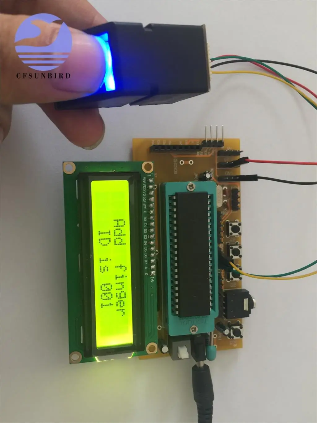 Модуль датчика считывания отпечатков пальцев AS608 оптический модуль для Arduino