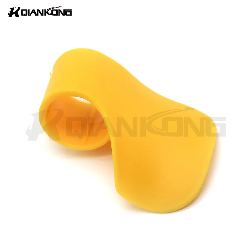 Пластиковая дроссельная заслонка для мотоцикла для Kawasaki ER6N ER6F ER-6N ER-6F Yamaha FZ6-S2 FZ6 - Цвет: Yellow