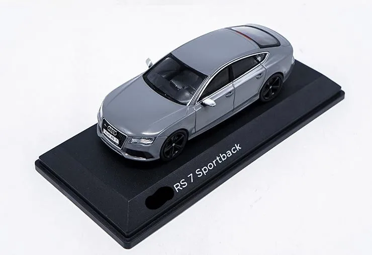 Серый 1:43 RS7 Sportback игрушечная машинка из сплава, Высокая коллекция моделирования модель автомобиля, литой под давлением Металлический Игрушечный Автомобиль, Изысканные Подарки - Цвет: Серый