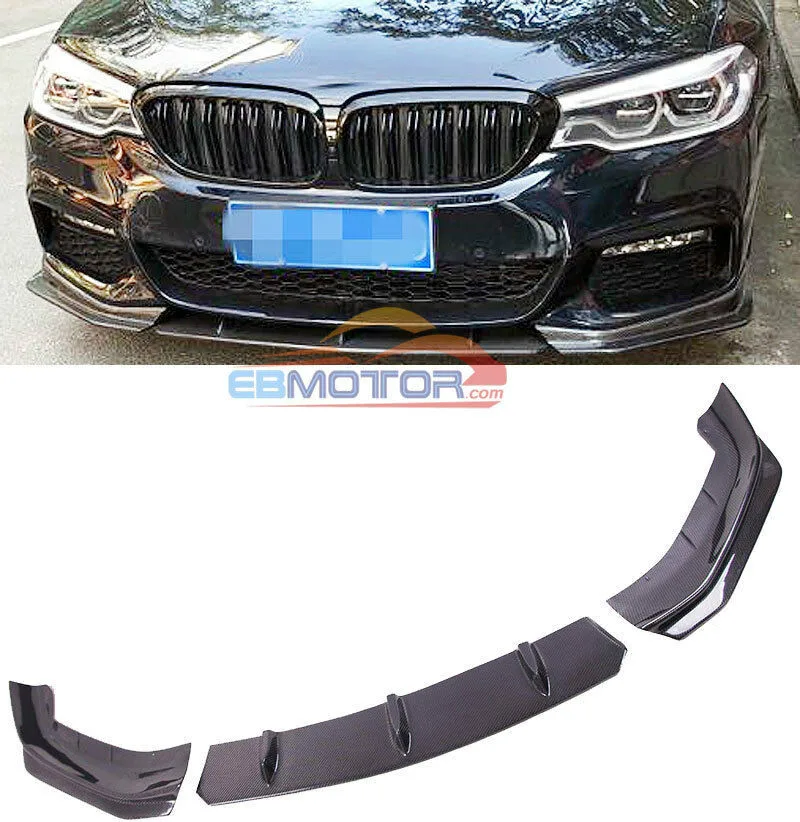 Углеродное волокно передний бампер спойлер сплиттер для BMW G30 G31 G38 MSport B501 |