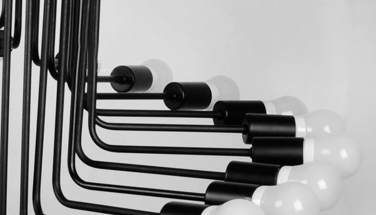 Винтажный спиральный люстра сценический светильник потолочный домашний декор