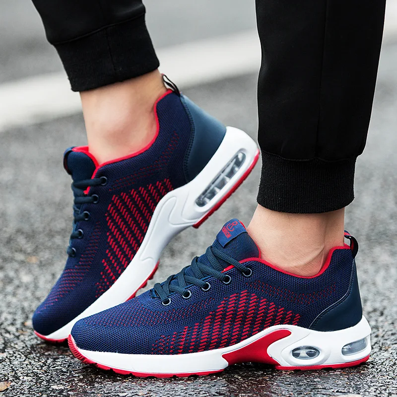 Повседневная обувь Мужские дышащие кроссовки высокое качество Мужская для