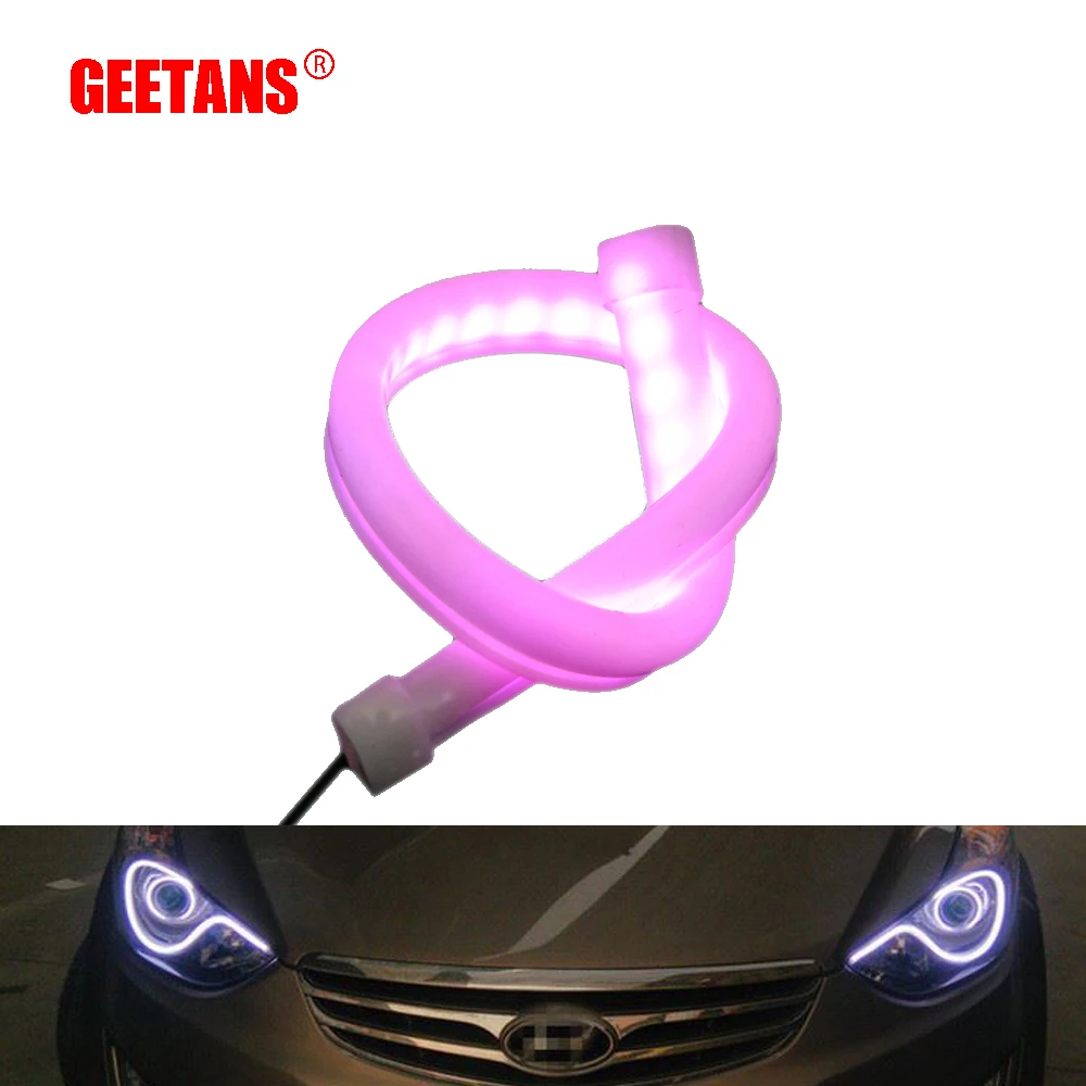 GEETANS 2 шт. Универсальный гибкий сигнала поворота светильник Мягкая трубка