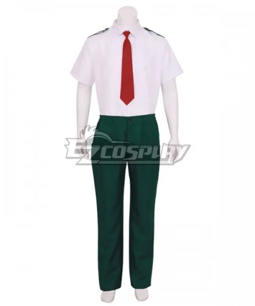 

My Hero Academia Shoto Todoroki Katsuki Izuku Summer School Uniform Cosplay Costume E001