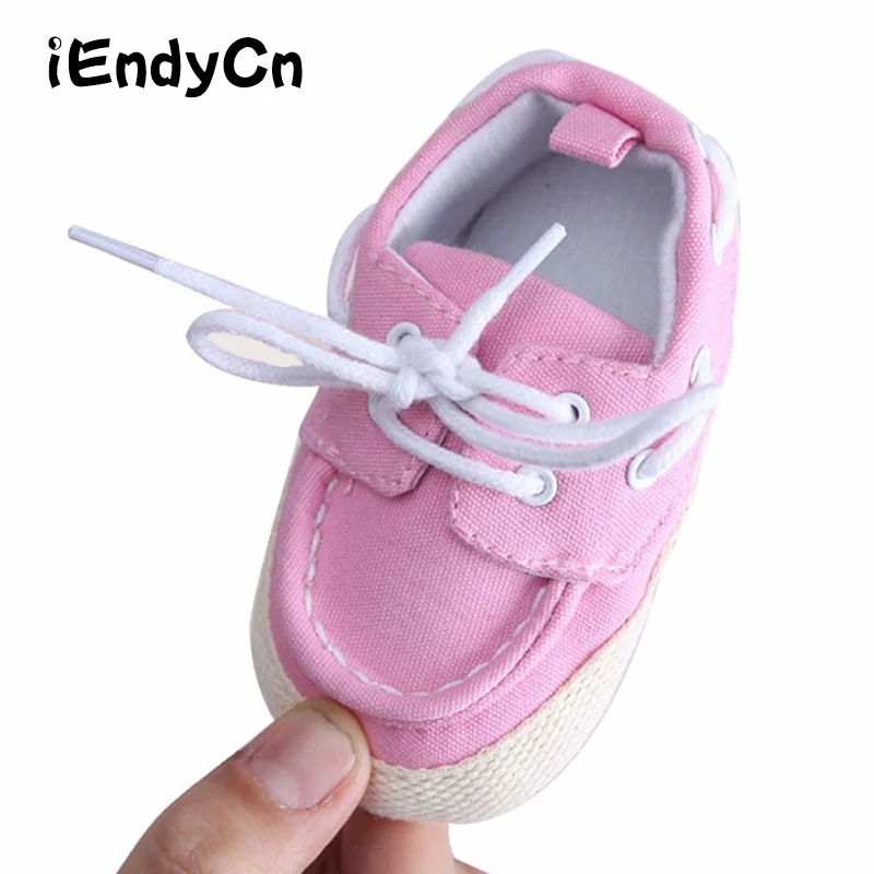 Crib Shoes Baby Moccasins Non-slip Single Lace-Up newborn 0 And 1 Year Old Babies for Girl YD491 | Мать и ребенок
