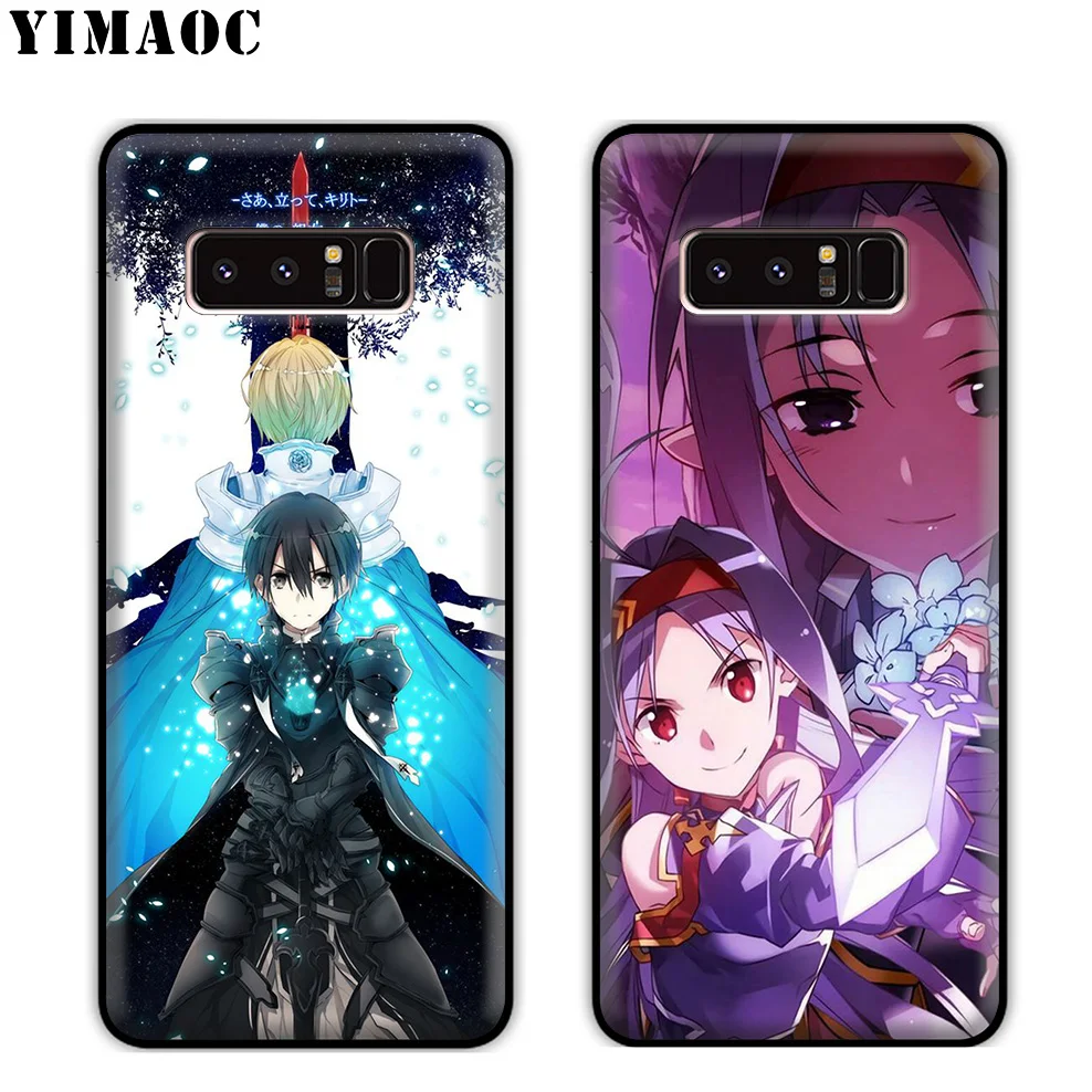YIMAOC Sword Art Online Alicization Soft Silicone Case for Samsung Galaxy S10 S10e S9 S8 Plus S7 S6 Edge J6 Cover |