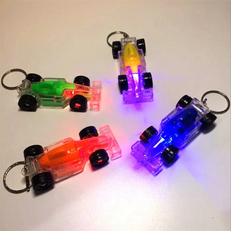 HBB 1 шт. детские мини мигающие игрушки мультяшный автомобиль в форме автомобиля