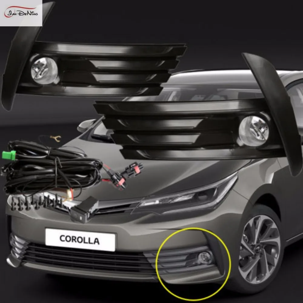 JanDeNing Автомобильные противотуманные фары для Toyota Corolla 2017 галогенная лампа H11 12V 55