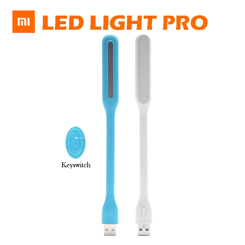 Обновление! С переключателем оригинальный USB-светильник Xiaomi светодиодный
