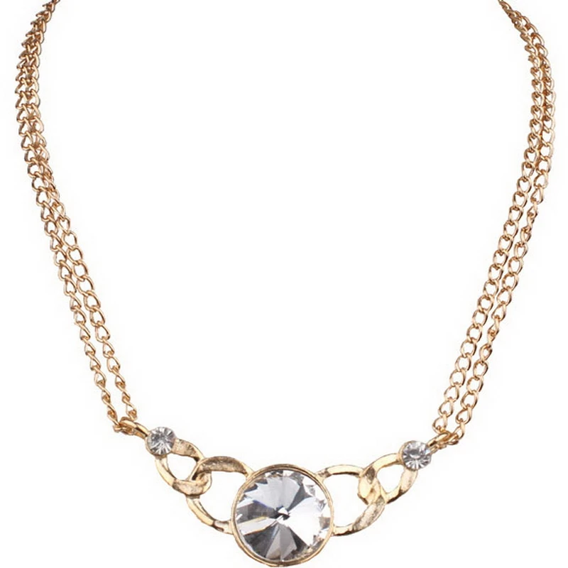 Ретро новинка красоты аксессуары простой темперамент ожерелье горячие