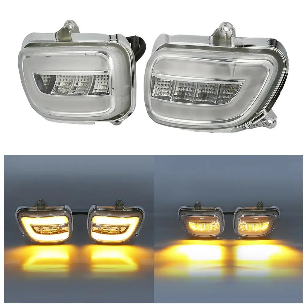 Передние СВЕТОДИОДНЫЕ ПОВОРОТНЫЕ сигналы для мотоцикла Honda Goldwing GL1800 2001 2017 F6B 13 17