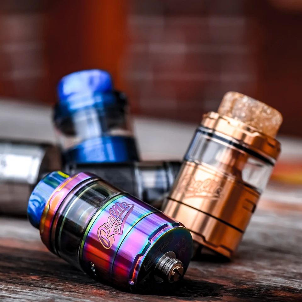 In Stock! Original Wotofo Profile Unity RTA Atomizer Vape Tank 25mm 3.5ml/5ml Top filling Airflow +30Pcs Cotton +10Pcs Mesh Coil |