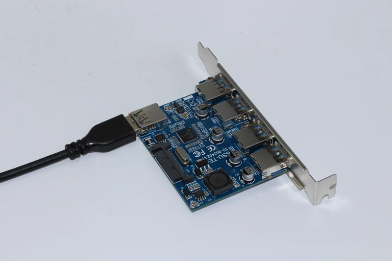 4 портовый адаптер USB 3 0 PCI E 1X к Express карта расширения с 30 см кабелем скорость 5 Гб