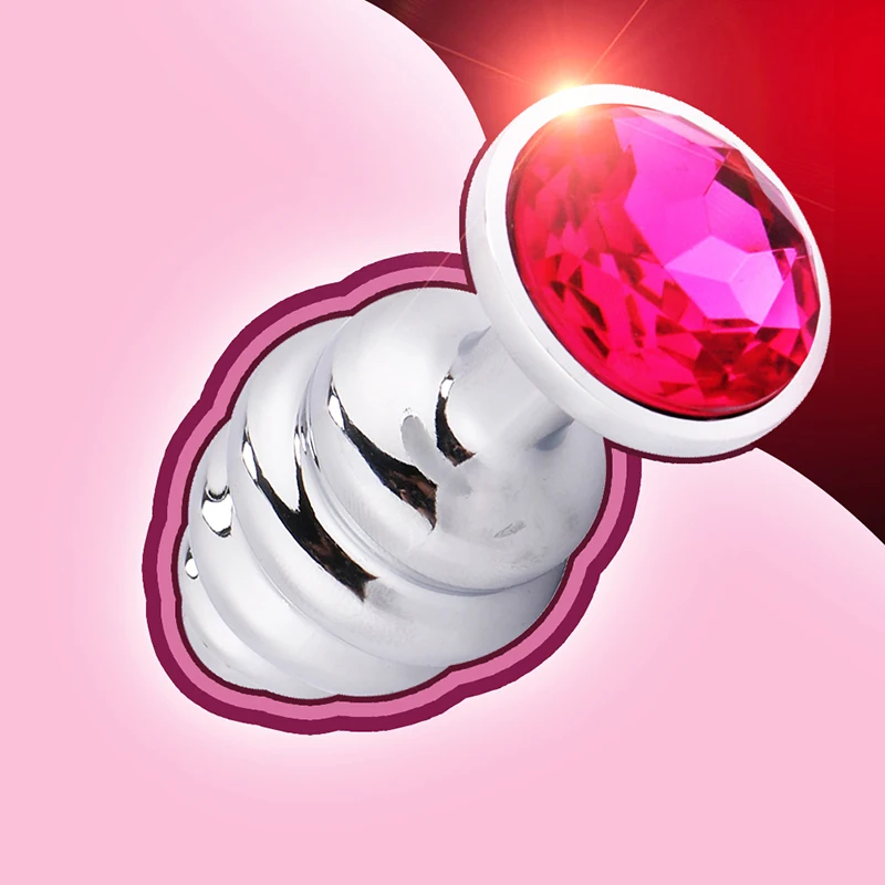 Metal Crystal Anal Plug Stainless Steel Booty Beads Jewelled Butt Sex Toys Products for Men Couples Smooth Touch | Красота и здоровье