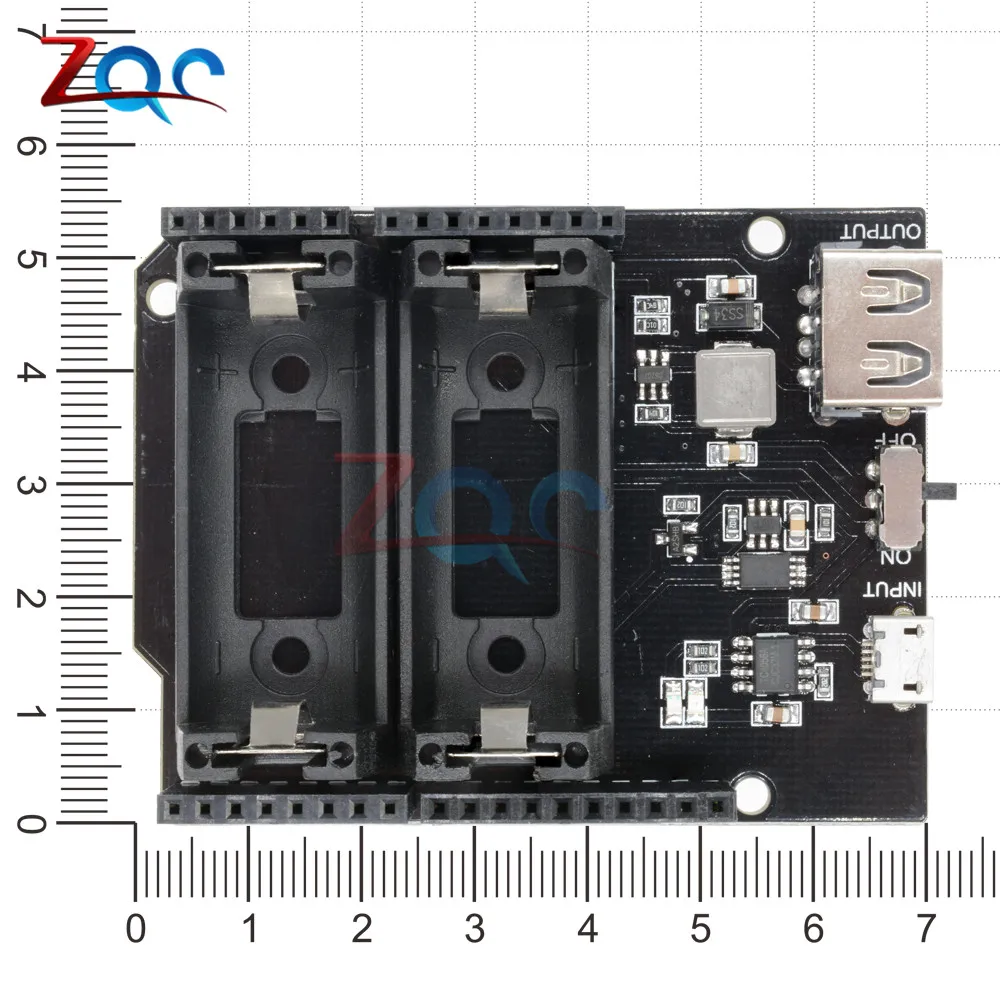 Двойной перезаряжаемый литиевый аккумулятор 16340 внешний 5 В GND Micro USB выходная