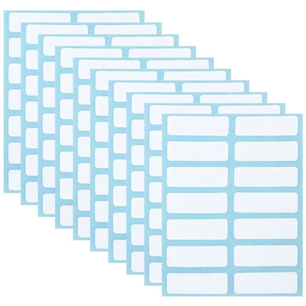 

White Price Sticker Blank Note Labels Name Number Tags 12Sheets/Pack Self Adhesive Sticky Writable White Blank Labels 13 X 38mm