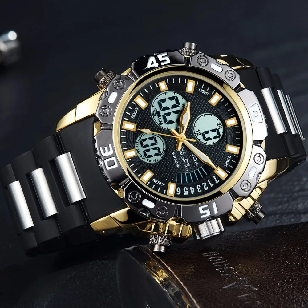 AMUDA новинка мужские наручные часы модные спортивные Автоматическая Дата 30 м