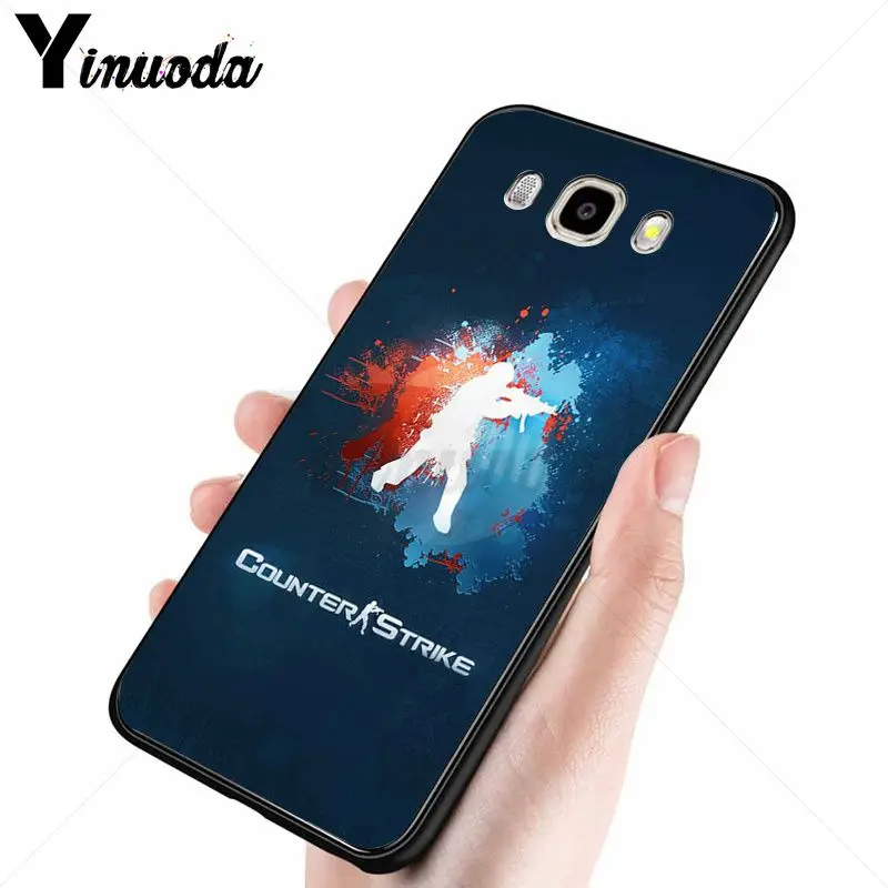 Yinuoda Counter Strike cs go черный мягкий чехол для телефона Samsung Galaxy j6plus j7 prime j8 j2 j4plus 2018