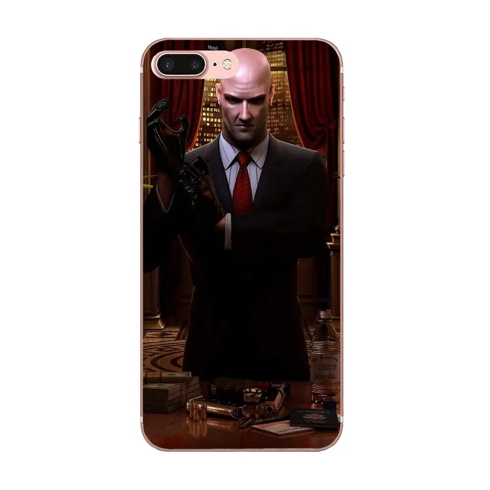 Чехлы из ТПУ чехол для Apple iPhone 4 4S 5 5C 5S SE 6 6S 7 8 Plus X XS Max XR Hitman Absolution видеоигры |