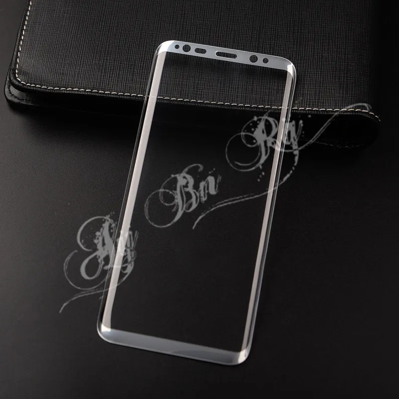 Цвет 3D полное покрытие закаленное стекло протектор экрана для samsung Galaxy S8 Plus Note 9 8 черный Золотой Синий Серебряный