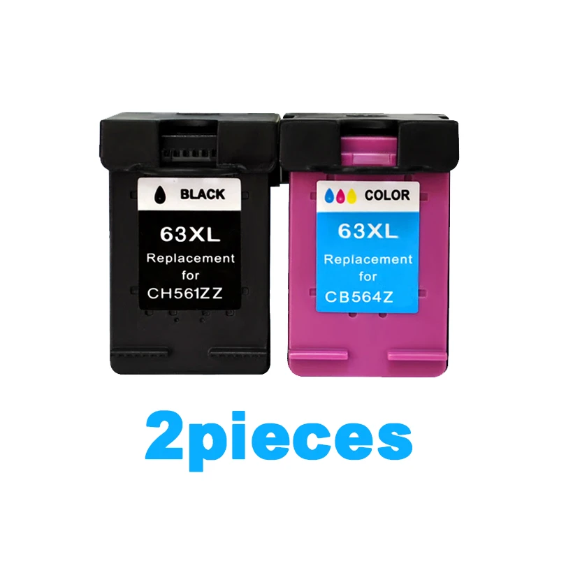 Совместимые чернильные картриджи XiongCai для HP 63 XL Deskjet 1110 1111 1112 2130 2131 2132 3630 4250