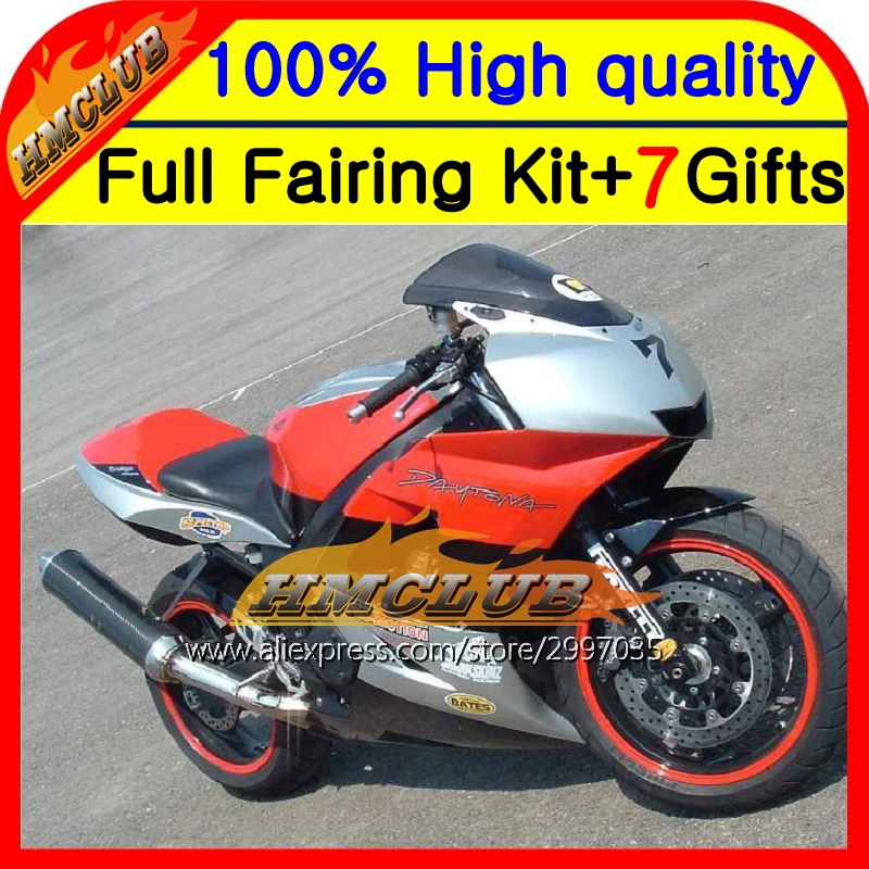 

Корпус не гоночный красный для Triumph Daytona 650 02-05 2002 2003 2004 2005 5 #87 Daytona 600 650 02 03 04 05 серебряные черные обтекатели