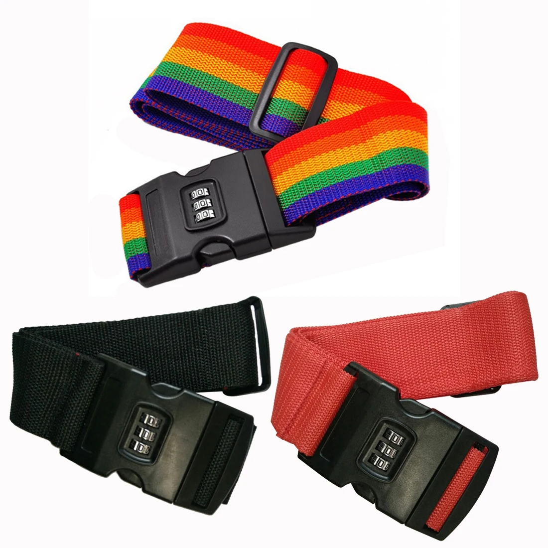 Навесной замок 1 шт. с паролем регулируемый нейлоновый ремень для багажа