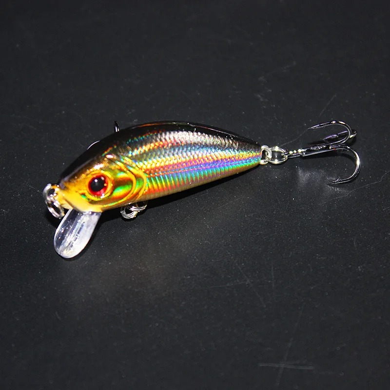 

AZJ 5cm/3.5g 8pieces/lotLaser Sinking Slowly Minnow Fishing Lure Wobbler Artificial Fly Hard Bait Carp Crankbait Fishing Tackle