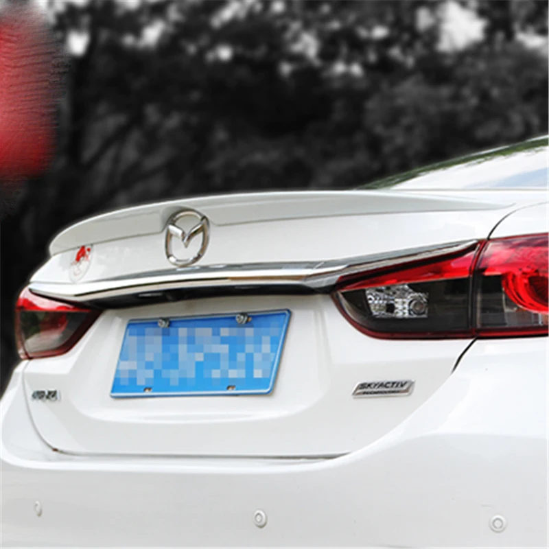 Для Mazda 6 ATENZA 2013 2017 Задний спойлер крыла багажник Спойлеры крыльев краски ABS 3M